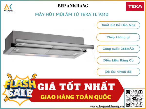 Máy Hút Mùi Âm Tủ Teka TL 9310 - Xuất Xứ Bồ Đào Nha